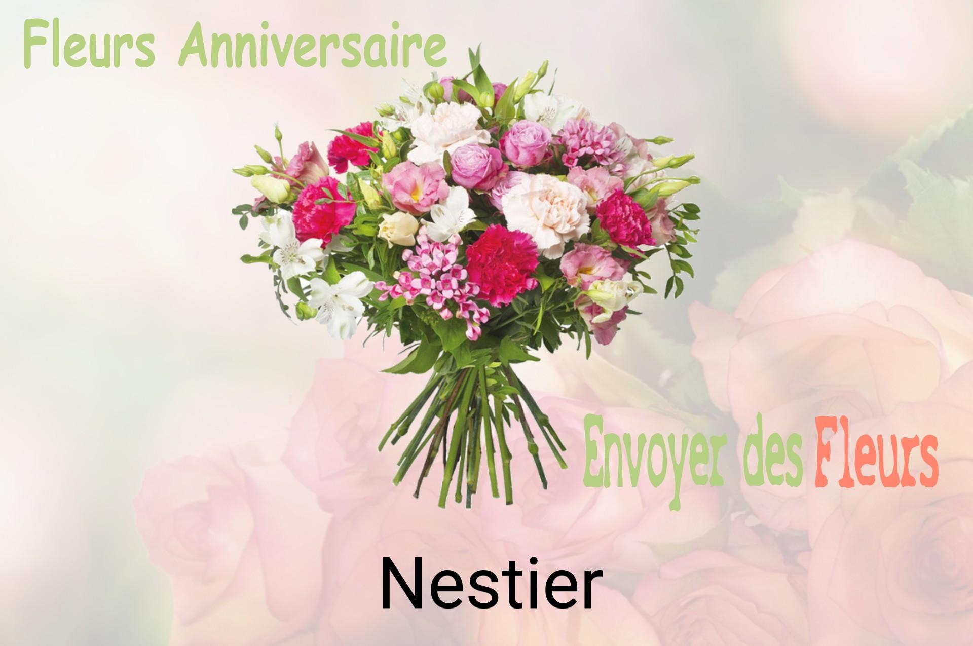 Bouquet de fleurs d’anniversaire livré à Nestier